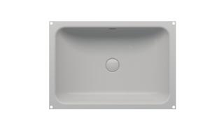 Unterbau-Waschtisch BetteOne A136 58,7x40,8cm, silver