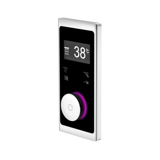 Steinberg Temperaturregler iFlow Wandarmatur, mit Digitalanzeige, chrome
