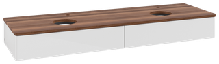 V&B WTU o. F-Struktur -Beleuchtg. Antao 160x50cm, HL, WBP w. wal, glo wh. Lac