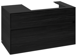 V&B Waschtischunterschrank Collaro 100x54,8x50cm, WT r, LED 7,3 W, bla. Oa