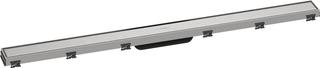 hansgrohe RainDrain Match Duschrinne 1000mm, Edelstahl gebürstet, Fertigset