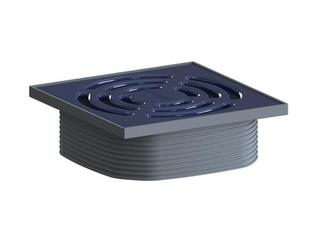 Aufsatz DallDrain Pure, nachtblau, 120 x 120 mm