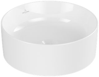 V&B Aufsatzwaschtisch Collaro d= 40cm, ohne Überlauf, weiß C-plus