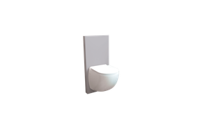SFA Wand-WC SaniCompact Comfort Box betongr, m Hebeanl., Rahmen u. Verkl.