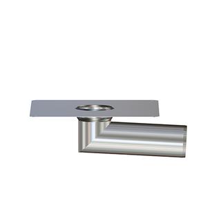 LORO Fl.-dachabl. Untereinheit X-Light o WMD, ES, Ausl. seitl. 3Gr, DN 100