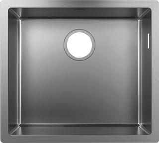hansgrohe Unterbauspüle 500 S719-U500 498x398mm, 1 Hauptbe., o. HL, Edelstahl