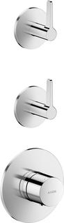 hansgrohe Fertigmontageset Axor One UP-Thermostat., 2 Verbr., m Hebel, chrom