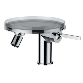 Laufen Bidet-Einhebelmischer KARTELL c, A 125mm, o AL-Vtl, m Disc Abl kris kl