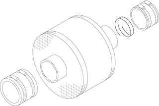 BOSCH Ersatzteil TTNR: 8718584389 Abgasschalldämpfer DN130 kpl