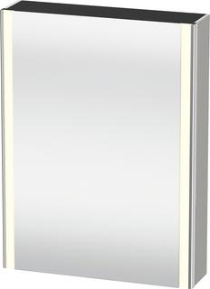 Duravit Uni-Spiegels. XSquare Steckd. F 60x15x80cm, 1 Tür, o ES, An L, bg ma
