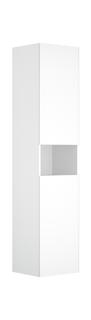 Keuco Hochschrank Stageline 40x180x36cm, 2tr., r, Be, D we., Gl. we.