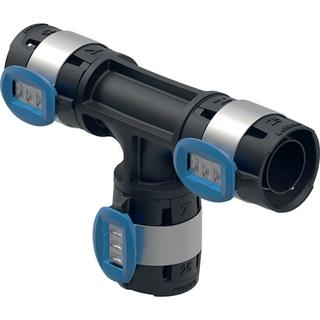 Geberit T-Stück FlowFit d= 25mm, egal, PPSU
