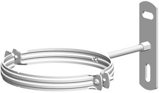 ATEC Befestigungs-Set PolyTop DN 110/160, weiß