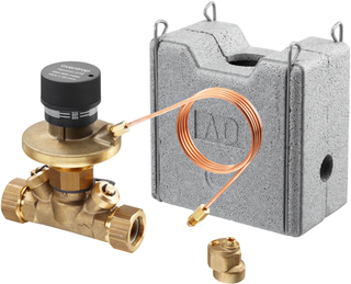 Oventrop Differenzdruckreg. Hycocon DTZ PN 16, beids. AG/ÜM, 250-600 mbar, DN 15