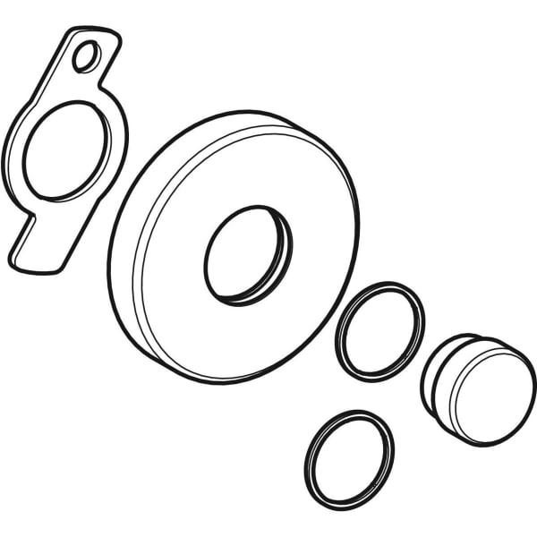 Artikelbild 2 des Artikels „GE Set Abdeckrosette, zu UP-Kugelhahn DN1=8 / 12 / 15 / 20 hochglanz-verchromt “