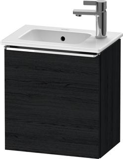 Duravit Waschtisch-Unterschrank D-Neo 41x27,4x44cm, 1 T, An re, chr/Eiche sw