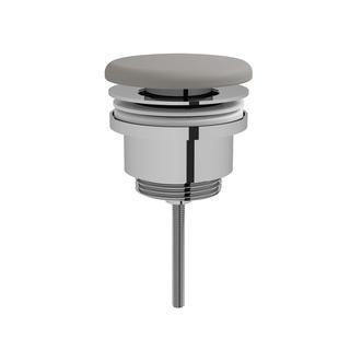 VitrA Push-Open-Ventil d 62mm, m Ventild Ker., steingrau m VC