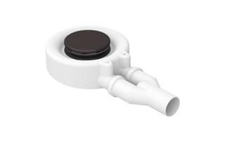Bette DW-Abl-Garnitur B574-BetteScope AR P., slate, 0,85 l/s., seitl. Entw.