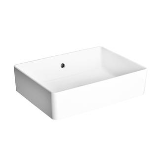 VitrA Aufsatzschale Nuo Options 50x38x12,5cm, re, o HLB, w g, w g, m ÜL