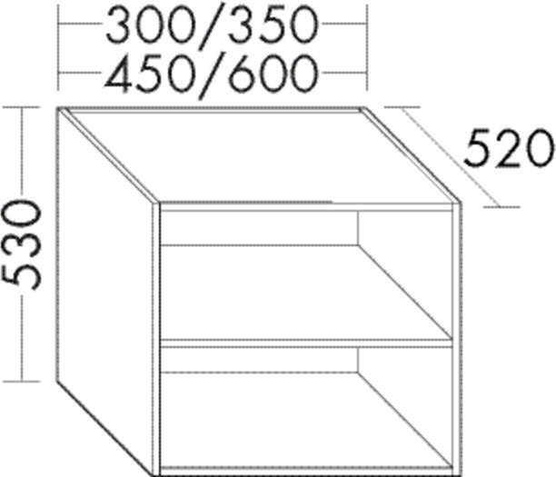 Artikelbild 1 des Artikels „Burgbad Unterschrank Diago 30x52x52, Grau Hochglanz 30 x 52 x 52 | Grau Hochglanz“