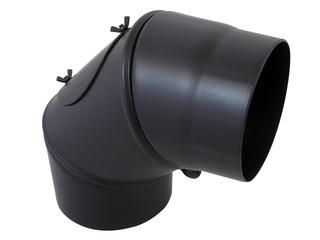 Segmentbogen ST-Pu 3-tlg., drehbar, pulverbeschichtet, schwarz