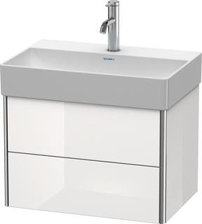 Duravit WT-Unterschrank Compact XSquare 58,4x39cm, we. s-matt, 2 Schub., wandh