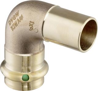 Viega Bogen Sanpress 2216.1 15mm, 90Gr, Sil-br, SC-Con., Einstecke.