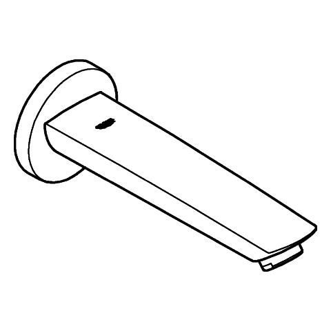 Artikelbild 2 des Artikels „GROHE Wanneneinlauf Eurosmart Ausladung 17,1cm, Wandmontage, chrom chrom“
