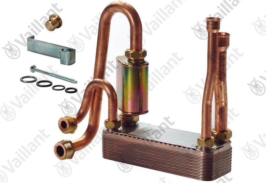 Artikelbild 1 des Artikels „VA Wärmetauscher BW, U-Satz Vaillant-Nr. 064884 “