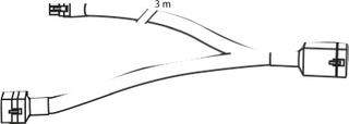 BOSCH Kabel-Adapter Y-Kabel