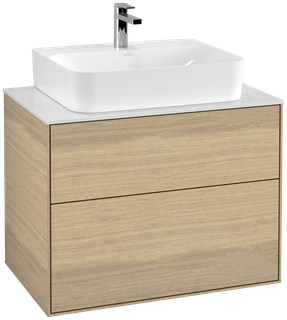 V&B Waschtisch-Unterschrank Finion 80x60,3x50,1cm, Abd.-Pl. wh. m, Oa ven
