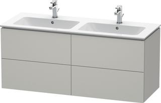 Duravit Waschtisch-Unterschrank L-Cube 129x48,1x55cm, 4 SBK, wd, bg ma, Aho re