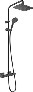 hansgrohe Showerpipe 230 Vernis Shape m Therm., 1j, EcoSm., 6,8 l/m., matt-sw
