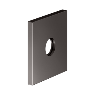 Keuco Wandrosette 105x105mm, ek, f G 1/2 An, UP, T-sw geb.
