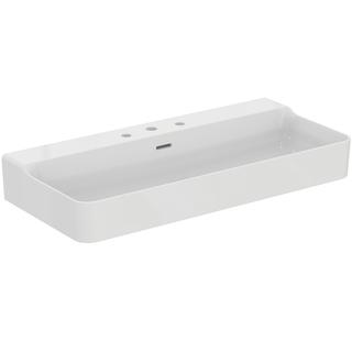 Ideal-Standard Waschtisch Conca 100 x 45 x 16,5 cm, 3 Hahnlöcher