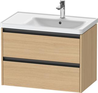 Duravit Waschtisch-Unterschrank Ketho.2 78,4x45,5x54,9cm, f WT m B re, Ei Nat