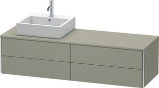 Duravit Waschtisch-Unterschrank XSquare 160x54,8x40cm, 4 La, wd, B l, st-g m