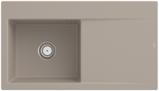 V&B Spüle Subway Style 50 li, m Abl.garn, Hand., Alm. CeramicPlus