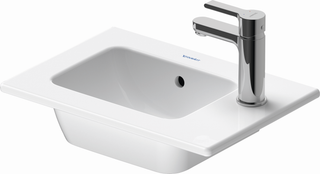 Duravit Möb.-HWB Me by Starck 43x30cm, m HL, Ü, HL, we. s-matt, WG