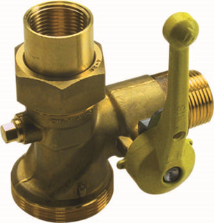 AIPS Eckkugelhahn SEPP Gas 5220.25 R1xRp1, absch., Prüf. G 1/8, f 1-R-Z, MS