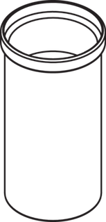 HEWI Behälter System 800 für Toilettenbürsten, aquablau
