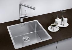 Blanco Becken ANDANO 400-IF 44x44cm, ES sgl, o. Ablauffernbedienung