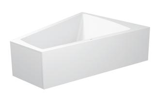 Duravit Badewanne Paiova 180x140x46cm, Eck re, 1 RS rechts, weiß
