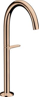 hansgrohe WT-EHM Sel. 260 Axor One A 165mm, f AWT, m Pus-Op-Abl, pol. r gol