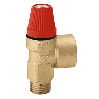 Caleffi Membran-Sicherheitsventil 1/2" IG, 3 bar, für 50 kW