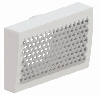 Zehnder Abluft-Renovationsventil DN 90, 180x112mm, eckig, Kunststoff weiß