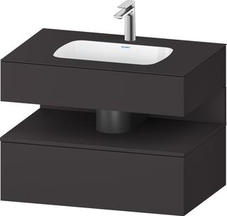 Duravit EinbauWT-Möbel-Set Qatego 80x55x60cm, gra m, Kon-WTU, Nischenb
