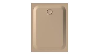 Duschwanne BetteUltra 1260 120x90x3,5cm, Mini-Wannenträger, greige