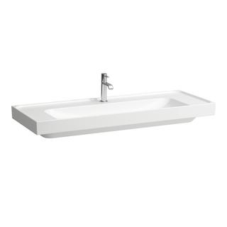 Laufen Waschtisch MEDA 120x46, ub.-fähig, o. ÜL, 3 HL, weiß