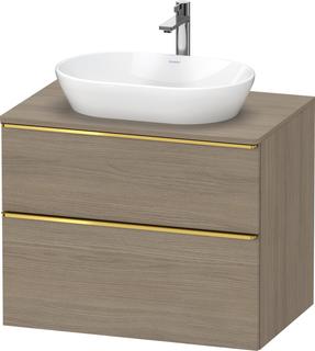 Duravit Waschtisch-Unterschrank D-Neo 80x55cm, g pol/Ei te, 2 SBK, 1 A, 1 Pl